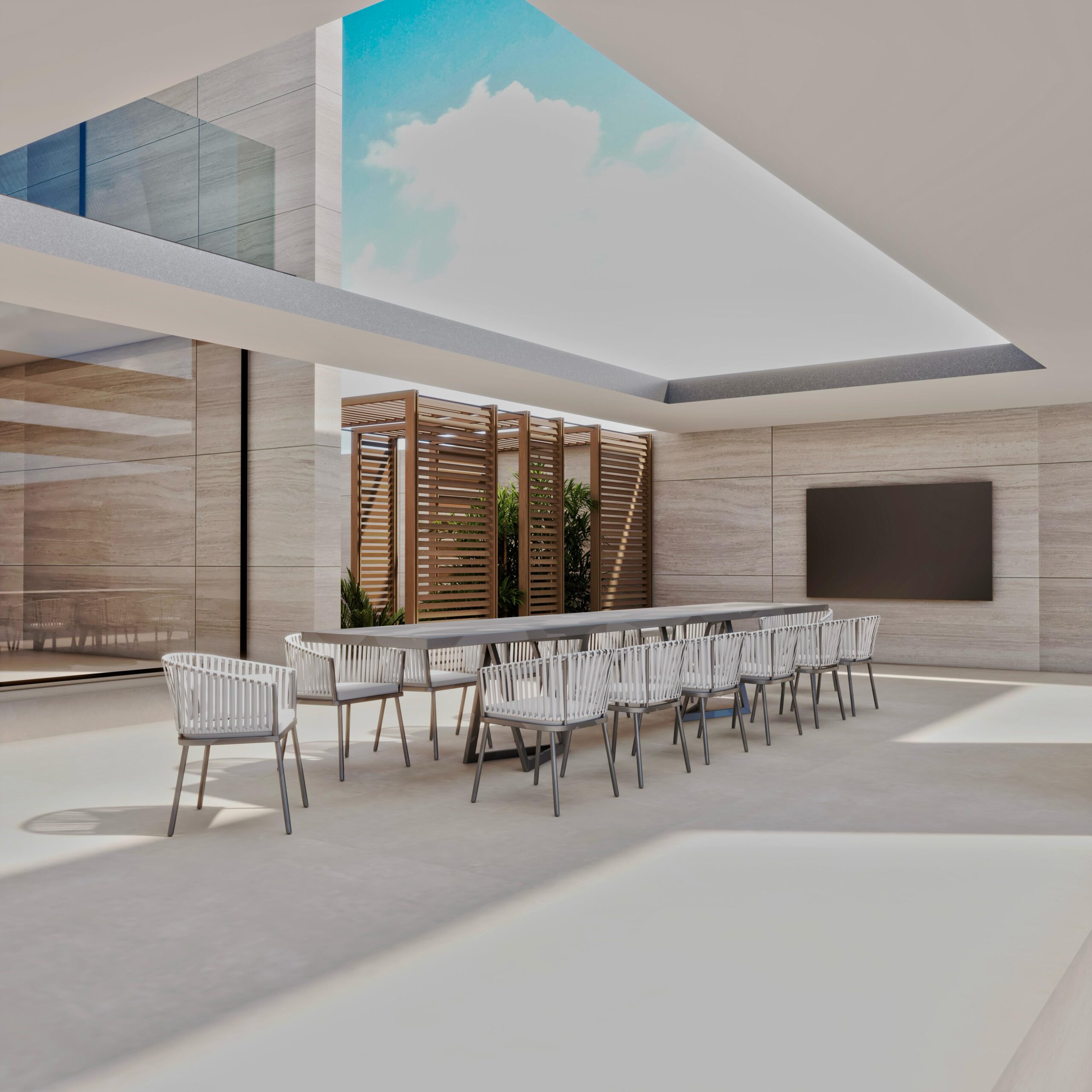Fase di progettazione con render 3D